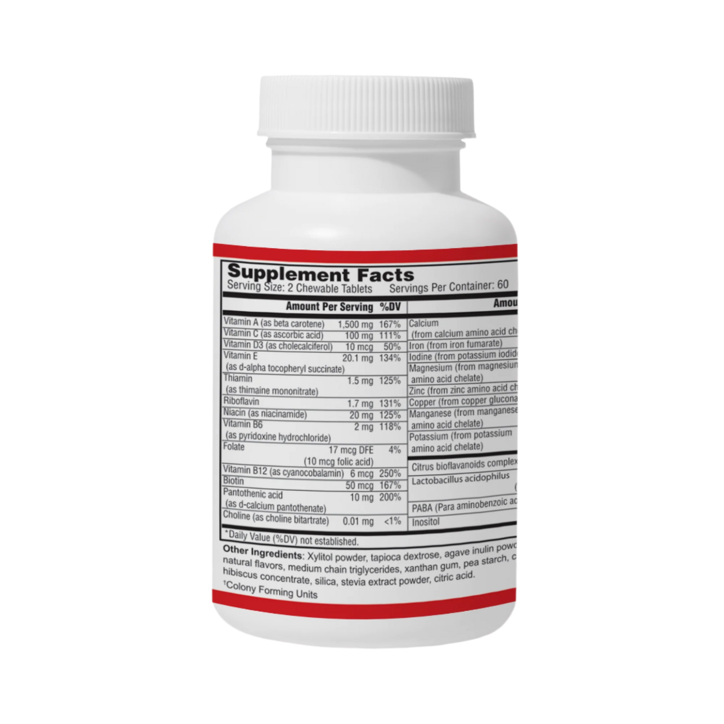 Kids' Chewable Multivitamin with Acidophilus